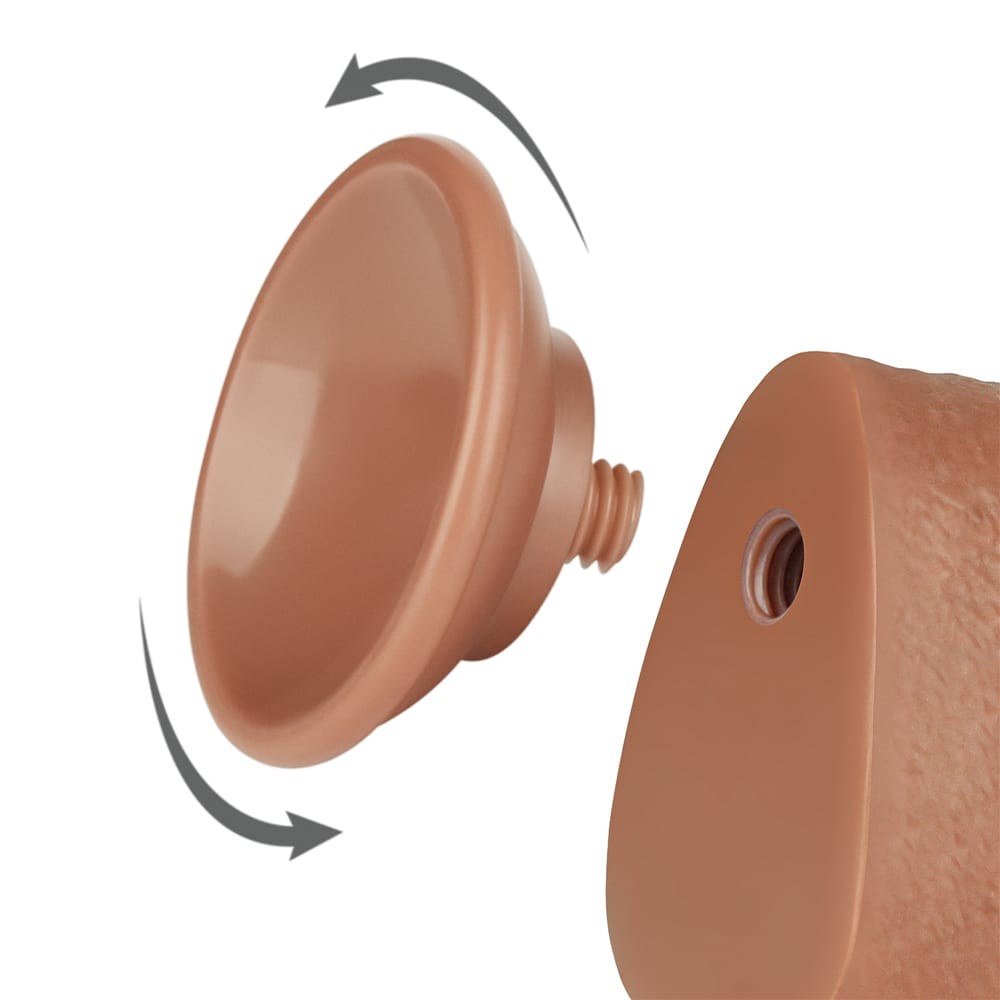 9.5'' Sliding Skin Dual Layer Dong Brown_B15O50_3