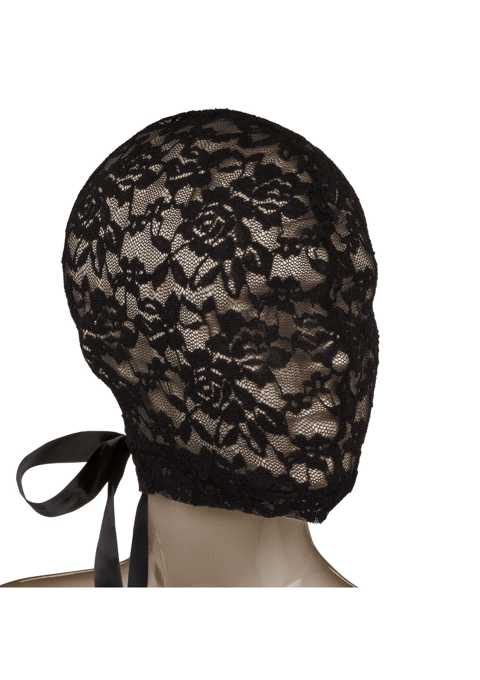 Corsetto Scandal con cappuccio in pizzo nero